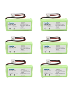 Kastar 6-Pack 2.4V 1000mAh Ni-MH Rechargeable Cordless Phone Battery Replacement for BT6010 BT8000 BT8300 BT18433 BT28433 BT101 BT1018 CL80109 CS6219 DS6111 EL51209