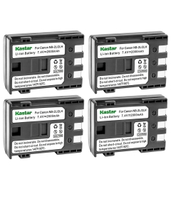Kastar 4-Pack NB-2L / NB-2LH Battery Replacement for Canon EOS Digital Rebel XTi, MVX25i, MVX30i, MVX35i, MVX40, MVX40i, MVX45i Camera