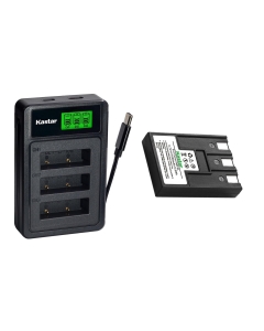 Kastar 1-Pack Battery with LZD3 USB Triple Charger Compatible with Canon NB-3L NB-3LH, PowerShot SD10 SD100 SD110 SD20 SD40 SD500 SD550 A80 Digital IXUS 700 750 IXY Digital Cameras