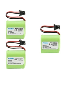 Kastar 3-Pack Battery Replacement for Panasonic P-P305 P-P305A P-P305A/1B P-P305PA TYPE 14 Battery Panasonic KX-TC1000 KX-TC1000B KX-TC1001 KX-TC1001W KX-TC1002 KX-TC1004 KX-TC1005 KX-TC1006 KX-TC1010
