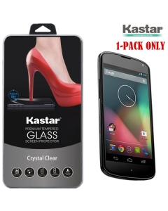 Kastar Nexus 4 Screen Protector (1-PACK), Premium Tempered Crystal Clear Glass Screen Protector for Nexus 4, Google Nexus 4 E960 AT&T, T-Mobile, Sprint, Verizon Smartphone