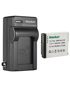 Kastar 1-Pack Battery and AC Wall Charger Replacement for Panasonic Lumix DMC-GM5, Lumix DMC-GM5K, Lumix DMC-GF7, Lumix DMC-GF7KP, Lumix DMC-GF8, Lumix DMC-LX9, Lumix DMC-LX10, Lumix DMC-LX15 Cameras