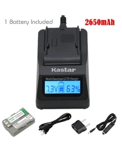 Kastar Fast Charger and Battery (1-Pack) for Nik EN-EL3e, EN-EL3a, EN-EL3, MH-18, MH-18a Work with Nik D50, D70, D70s, D80, D90, D100, D200, D300, D300S, D700 Cameras and MB-D10, MB-D80 Grips