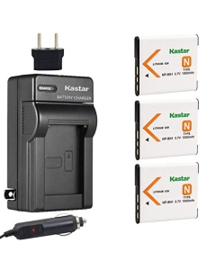 Kastar 3X Battery + Charger for Sony NP-BN1 & Cyber-Shot DSC-QX10 DSC-QX30 DSC-QX100 DSC-TF1 DSC-TX10 DSC-TX20 DSC-TX30 DSC-W530 DSC-W570 DSC-W650 DSC-W800 DSC-W830 DSC-W560 DSC-T99 DSC-TX5 DSC-W320