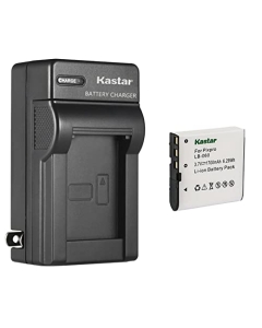 Kastar 1-Pack Battery and AC Wall Charger Replacement for OUCCA HD Series HD-180, HD-500A, HD-A1, HD-A70, HD-H9, HD-V128A, HD-V500, Pamiel DDV Series DDV-P31, DDV-P32, DDV-P33, DDV-P35, DDV-P38