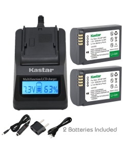 Kastar Ultra Fast Charger(3X Faster) Kit and Battery (2-Pack) for Samsung ED-BP1900, BP1900 Battery and Samsung NX1 Smart Wi-Fi 4K Digital Camera