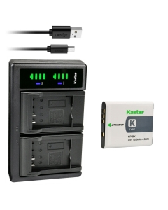 Kastar 1-Pack Battery and LTD2 USB Charger Replacement for Sony Webbie MHS-PM1, Bloggie MHS-CM5, Bloggie MHS-PM5, Cyber-Shot DSC-S750, Cyber-Shot DSC-S780, Cyber-Shot DSC-S950 Cameras
