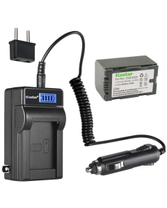 Kastar 1-Pack CGR-D16S Battery and LCD AC Charger Compatible with Panasonic AG-AC90PX, AG-DVC7, AG-DVC7P, AG-DVC15, AG-DVC15P, AG-DVC30, AG-DVC30E, AG-DVC32, AG-DVC33, AG-DVC60, AG-DVC60E, AG-DVC62