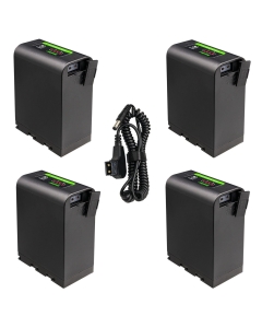 Kastar 4-Pack BN-VC298G Battery W/D-Tap Output Replacement for JVC BN-VC264G BN-VC298G, AA-VC20, GY-HC500 GY-HC500E GY-HC500U GY-HC500UN GY-HC500SPC GY-HC500SPCN GY-HC550 GY-HC550E GY-HC550UN Camera