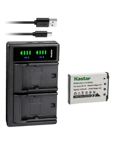 Kastar 1-Pack Battery and LTD2 USB Charger Compatible with Casio Exilim Zoom EX-Z155, Exilim Zoom EX-Z250, Exilim Zoom EX-Z250BE, Exilim Zoom EX-Z250BK, Exilim Zoom EX-Z250GD, Exilim Zoom EX-Z250PK