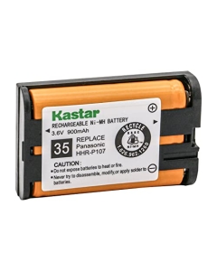 Kastar 1-Pack HHR-P107A Type 35 Battery Replacement for Panasonic BB-GT1540 BBGT1540 BB-GT1540B BBGT1540B BB-GTA150 BBGTA150 BB-GTA150B BBGTA150B, KXTG6074BP KX-TG6074PK KXTG6074PK Home Handset Phone