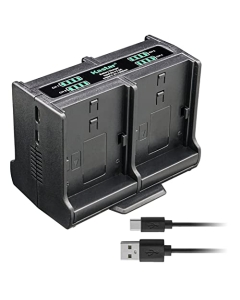 Kastar Quadruple Battery Charger Compatible with Pentax D-Li92, Optio WG-10, Optio WG-20, Optio WG-30, Optio WG-40, Optio WG-50, Optio WG-60, Optio WG-70, Optio I-10, Optio RZ10, Optio RZ18