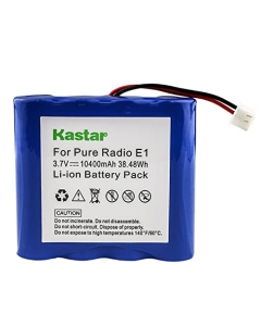 Kastar Battery 1-Pack Replacement for Pure E1 Battery, Evoke 1S, EVOKE-1S Marshall, EvokeE-1S, Evoke 2S, Evoke Flow, Evoke Mio by Orla Kiely, Evoke Mio Union Jack, One Flow, Sensia, Verona, VL-60924