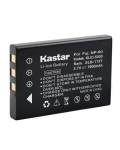 Kastar FNP-60 Battery for Hewlett Packard A1812A L1812A L1812B Q2232-80001 and HP PhotoSmart R07 R507 R607 R607xi R707 R707v R707xi R717 R725 R727 R817 R817v R818 R827 R837 R847 R926 R927 R937 R967