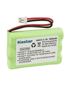 Kastar 1-Pack Ni-MH Battery 3.6V 1000mAh Replacement for Graco Monitor Battery 3SN-AAA75H-S-JP2, BATT-2795, Graco Digital Baby Monitor iMonitor 2791DIGI1, 2795DIGI1, 2796VIB1, A3940, iMonitor Vibe