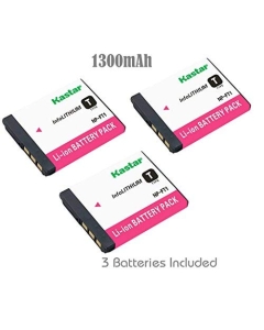 Kastar 3Pcs Battery NP-FT1 Replacement for Sony DSC-L1 DSC-M1 DSC-M2 DSC-T1DSC-T3 DSC-T3/B DSC-T3S DSC-T5 DSC-T5/B DSC-T5/NDSC-T5/R DSC-T9 DSC-T10 DSC-T10/B DSC-T10/P DSC-T10/W DSC-T11 DSC-T33 Camera