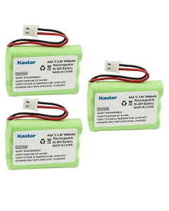 Kastar 3-Pack Battery Replacement for Motorola Baby Monitor HRMR03 GB380863 MBP33XL MBP33XL-2 MBP33XL-3 MBP33XL-4 MBP33XLPU(Only Fit MBP33S/MBP33SPU MBP36/MBP36PU MBP36S/MBP36SPU Newer 800mAh Version)