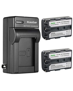 Kastar 2-Pack Battery and AC Wall Charger Replacement for Sony NP-FM30, NP-FM50, NP-FM55H, NP-QM50, NP-QM51, NP-FM70, NP-FM71, NP-QM71, NP-QM71D, NP-FM90, NP-FM91, NP-QM91, NP-QM91D Battery