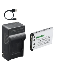 Kastar 1-Pack Battery and AC & USB-C Charger Compatible with Olympus Li-40B Li-42B, Casio NP-80, Pentax D-Li63, for Olympus FE Stylus Tough, Casio Exilim, Pentax Optio, Sanyo Xacti Cameras