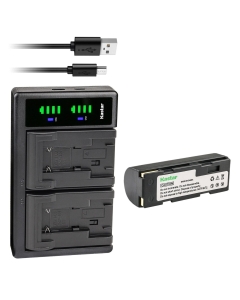 Kastar 1x Battery and LTD2 USB Charger Replacement for Fujifilm NP-80, FinePix 1700Z, FinePix 2700, FinePix 2900Z, FinePix 4800 Zoom, FinePix 4800Z, FinePix 4900 Zoom, FinePix 4900Z, FinePix 6800 Zoom