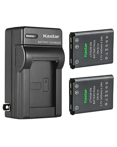 Kastar 2-Pack Battery and AC Wall Charger Replacement for Nikon EN-EL10 Battery MH-63 Charger Coolpix S60 S80 S200 S202 S203 S210 S220 S230 S500 S510 S520 S520B S570 S600 S700 S3000 S4000 S5100 Camera