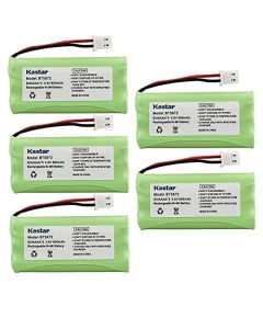 Kastar 5-Pack Ni-MH Battery, AAAA 3.6V 600mAh, Replacement for VTech 89-1333-00-00 89-1333-01-00 8913330000 8913330100 BT5632 BT5872 LS5101 / 5101 LS5105 / 5105 LS5145 / 5145 LS5146 / 5146 CPH-517J