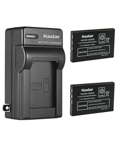 Kastar 2-Pack Battery and AC Wall Charger Replacement for Acoustic Research ARRX18G, Nevo HK-NP60-850, One for All SN03043TF, Nevo C3, UEI-NEVO C3, URC 11-8603, URC 8603, Xsight Touch