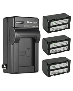 Kastar 3-Pack Battery + AC Wall Charger Replacement for VW-VBD2 VW-VBD815 VW-VBDR1 VW-VBD3 VW-VBD5 AG-BP15P CGR-B/202 CGR-B/202A1B CGR-B/202E1B CGR-B202A CGR-B/403 CGR-B/814 PV-DBP5 VW-B202