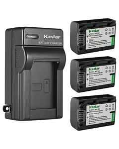 Kastar 3-Pack Battery and AC Wall Charger Replacement for Ordro NP-180 NP180 Battery, ORDRO HDR-AE8 UHD 1080P 60FPS DV Camera, Ordro AE8 Digital Camcorder HD 4K 3 inch IPS Touch Screen Vlog DV Camera