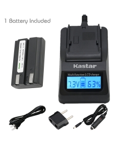Kastar Fast Charger Kit and EN-EL1 Battery (1-Pack) for ENEL1 NP-800 and Nikon Cooipix 4300 4500 4800 5400 5700 775 8700 880 885 995 CoolpixE880 and Konica Minota DG-5W Dimage A200 Cameras