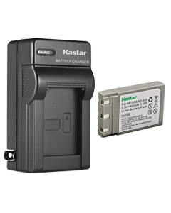 Kastar 1-Pack Battery and AC Wall Charger Replacement for Konica DR-LB4, Minolta NP-500 NP-600 Battery, Konica Revio KD-310 KD-310Z KD-400Z KD-410Z KD-500Z KD-510Z Minolta DiMage G400 G500 G600 Camera