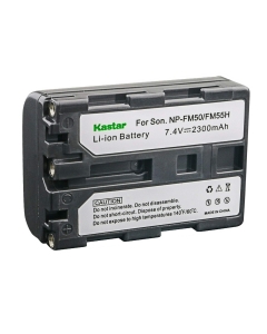Kastar 1-Pack NP-FM50 / NP-FM55H Battery 7.4V 2300mAh Replacement for Sony DCR-DVD301, DCR-DVD91, DCR-HC14, DCR-HC15, DCR-HC88, DCR-PC6, DCR-PC8, DCR-PC9, DCR-PC100, DCR-PC101, DCR-PC103 Camera