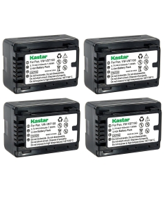 Kastar 4-Pack Battery VW-VBT190 Replacement for Panasonic HC-W570MGK, HC-W580, HC-W580K, HC-W580GK, HC-W580MGK, HC-W850, HC-W850EB, HC-W850M, HC-W850GK, HC-W850MGK, HC-W850K, HC-V785K Camera