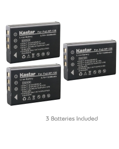 Kastar Battery (3-Pack) for Fujifilm NP-120 FinePix 603, F10, F11, KYOCERA Contax Tvs Digital, RICOH Caplio 300G, Caplio 400G Wide, Caplio Pro G3, Caplio R330, Caplio RR10, Caplio RR30 Caplio RX