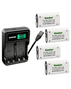 Kastar 4-Pack Battery and LZD2 USB Charger Compatible with Xbox One, Xbox One S, Xbox One X, Xbox One X/S, Xbox Series X/S, Xbox One Elite Wireless Controller