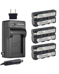 Kastar NP-F570 Battery (3-Pack) and Charger Kit for Sony L Series InfoLithium Battery NP-F570, NP-F550, NP-F530, NP-F330 and Sony DCRVX2100, HDRFX1, HD1000U, HVRZ1U, HXR-NX5U, NEX-FS100 Cameras