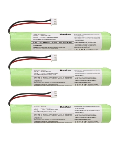 Kastar 3-Pack Ni-MH Battery 3.6VDC 2000mAh 7.20Wh Replacement for Hurricane Spin Scrubber Brush Cleaner Mop Spin-Scrubber Bathtub