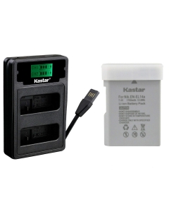 Kastar 1 Pack Battery and Charger with Miro USB/Type-C Input Compatible with Nikon EN-EL14a ENEL14b, Nikon Coolpix P7000, D3300 DSLR, D3400 DSLR, D3500 DSLR, D5100 DSLR, D5200 DSLR Camera
