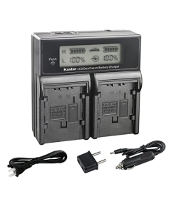 Kastar CGR-D54 Pro CH04 Fast Charger Compatible with Panasonic NV-MX500EG NV-MX500EN NV-MX1000 NV-MX2500 NV-MX5000 AJ-PCS060G Camera, CGR-D54SE/1B CGR-D54SE/1H CGP-D54 D54S Battery