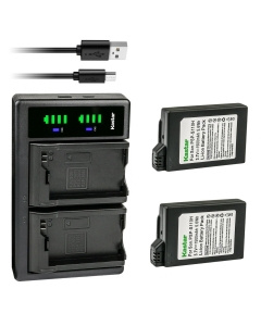 Kastar 2-Pack PSP110H Battery and LTD2 USB Charger Replacement for Sony Video Game PSP Playstation PSP-110 PSP110 Battery, Sony PSP-1007, PSP-1008, PSP-1010, PSP Fat, PSP-1000, PSP-1000G1, PSP-1000G1W