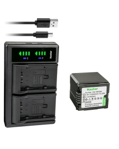 Kastar 1-Pack VW-VBG260 Battery and LTD2 USB Charger Replacement for Panasonic HDC-TMT750GK, NV-GS90, NV-GS98GK, NV-GS320, NV-GS330, NV-GS500, PV-GS320, PV-GS500, PV-GS80, PV-GS83, PV-GS85, PV-GS90
