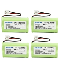 Kastar 4-Pack Ni-MH AA 2.4V 1600mAh EH Battery Compatible with AA 2.4V Any Capacity
