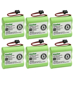 Kastar 6-Pack Battery Replacement for Panasonic HHR-P401 HHR-P401A PQKK10093 Type 16 Battery, Panasonic KX-TG210 KX-TG210ALB KX-TG210B KX-TG2397 KX-TG240 KX-TG2400 KX-TG2400B KX-TG2405 KX-TG2407