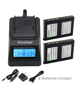 Kastar Ultra Fast Charger(3X faster) Kit and Battery (2-Pack) for BN-VM200 BN-VM200U work with JVC GZ-MC100 GZ-MC200 GZ-MC500 GZ-MC100EK GZ-MC200E GZ-MC500EK GZ-MC100EX GZ-MC200EX GZ-MC500EX GZ-MC100US GZ-MC200US GZ-MC500US Cameras [Over 3x faster than a 