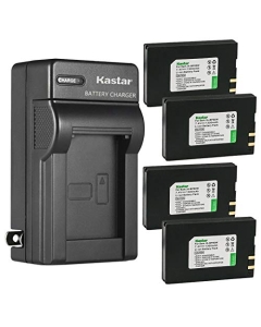 Kastar 4-Pack Battery and AC Wall Charger Replacement for Samsung IA-BP80W, IA-BP80WA Battery, Samsung SC-DX205, VP-D381, VP-D382, VP-D382H, VP-D383, VP-D384, VP-D385, VP-D391, VP-D3910, VP-D392