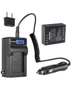 Kastar 1-Pack Fully Decoded Battery and LCD AC Charger Compatible with Olympus BLH-1, BLH-01, PS-BLH1, BCH-1, OM-D E-M1 Mark II, OM-D EM1 Mark II, OM-D E-M1 MARKII, OM-D E-M1 MARK2, OM-D E-M1X EM1X