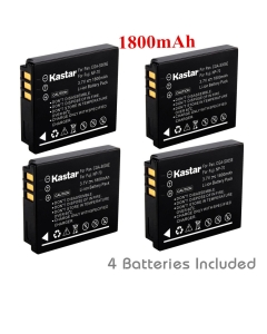 Kastar Battery (4-Pack) for Fujifilm NP-70 Work with Fuji FinePix F20, F20 Zoom, F40fd, F45fd, F47fd and Leica C-LUX 1, Leica D-LUX2, Ricoh Caplio R3, Ricoh Caplio GR Cameras