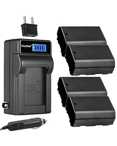 Kastar 4-Pack NP-FZ100 Battery and LCD AC Charger Compatible with Sony Alpha A9 II A9II α9 II α9II Sony Alpha A7 III α7III Sony Alpha ILCE-7M3 Sony Alpha ILCE-7M3K Cameras