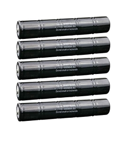 Kastar 5-Pack Ni-MH 4400mAh Battery Replacement for Sirchie Bluemaxx, BM500LED, BM500, BM520, BM525 Rechargeable Forensic Light with LED Bulb, BMK705, BMK705220, BMK755, BMK755220