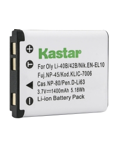 Kastar Li-42B Battery 1-Pack Replacement for Praktica Luxmedia 3-Oct, 4-Dec, 12-Z, 12-Z4, 12-Z4TS, 12-Z5, 14-04, 14-Z4, 14-Z4TS, 14-Z50, 14-Z50S, 14-Z51, 14-Z80, 14-Z80S, 16-Z51 Camera